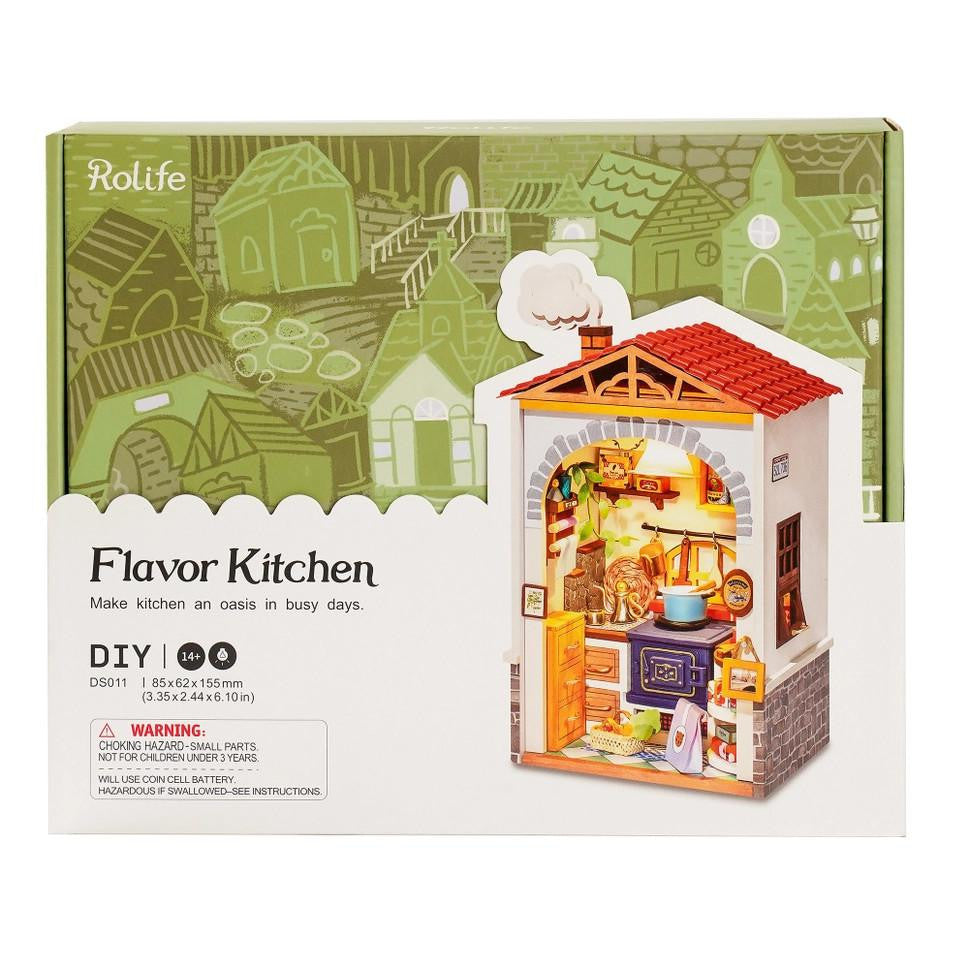 Hands Craft Diy Miniature House Kit: Flavor Kitchen